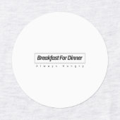 Kleines Circle Closing Label Etiketten (Design 1)