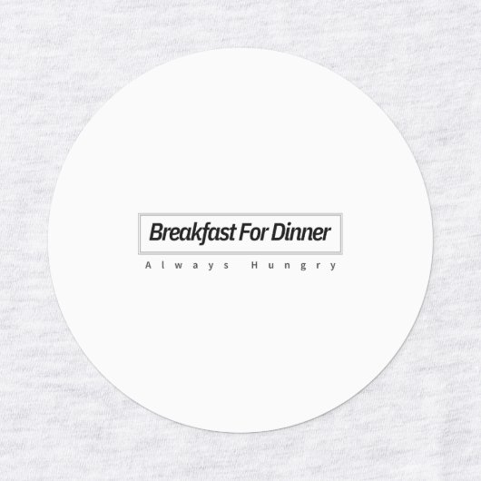 Kleines Circle Closing Label Etiketten (Design 1)