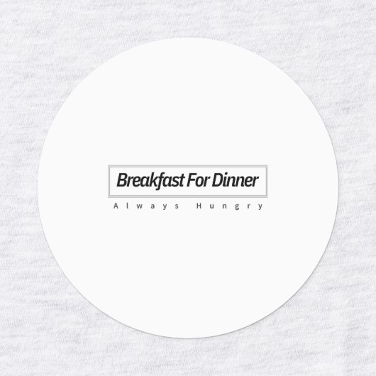 Kleines Circle Closing Label Etiketten (Design 2)