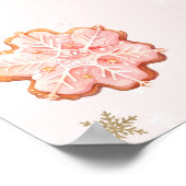 Kleines Cookie Oh, was Spaß Weihnachten Willkommen Poster (Ecke)