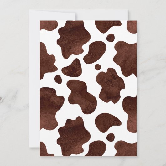 Kleines Cowgirl auf dem Weg Pferde Baby Dusche Einladung (Rückseite)