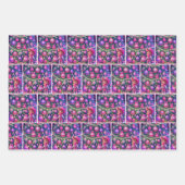 Kleines Cowgirl Dekorieren von Weihnachtsbaumen Geschenkpapier Set (Vorderseite 3)