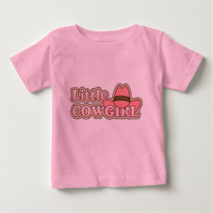 Kleines Cowgirl - Mädchen-Western Baby T-shirt