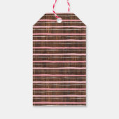 Kleines Cowgirl Pink Baby Dusche Imitate Wood Gefa Geschenkanhänger (Rückseite)