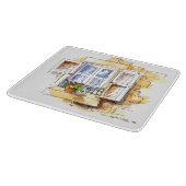 Kleines dekoratives Glasschneiden-Brett Schneidebrett (Ecke)