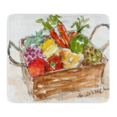 Kleines dekoratives Glasschneiden-Brett Schneidebrett (Vorderseite)