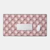 Kleines Diamant-Tuflidesign, Rose Gold Schreibtischunterlage (Tastatur & Maus)