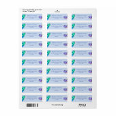 Kleines Dino auf dem Weg Babydusche (Vorne)