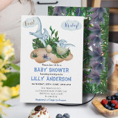 Kleines Dinosaurier-Party! Brüllen! Babyparty Einladung