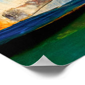 Kleines Dock in Batumi Poster (Ecke)