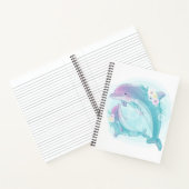 Kleines Dolphin Spiral Notebook Notizblock (Innenseite)