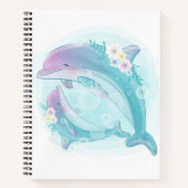 Kleines Dolphin Spiral Notebook Notizblock (Vorderseite)