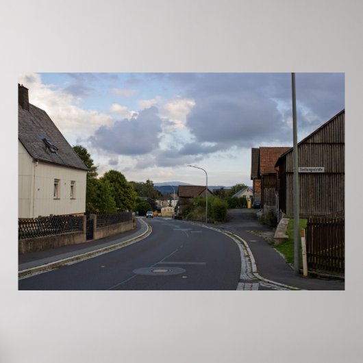 Kleines Dorf Poster (Vorne)