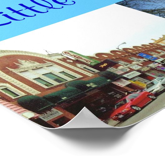 Kleines Dorf Poster (Ecke)