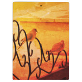 Kleines Doves-Notebook Klemmbrett (Rückseite)