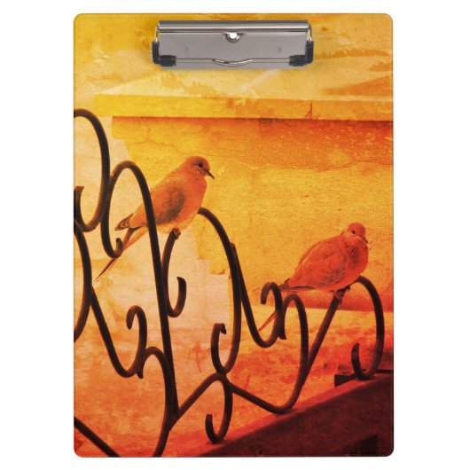 Kleines Doves-Notebook Klemmbrett (Vorderseite)