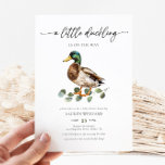 Kleines Duckling ist auf dem Weg Duckkissendusche Einladung<br><div class="desc">Kleines Duckling ist auf dem Weg Duck Baby Shower Einladung</div>