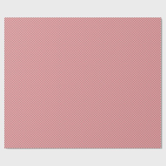 Kleines dunkelrotes und weißes geschenkpapier (Flach)