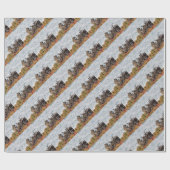 Kleines Eichhörnchen Geschenkpapier (Flach)