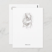 Kleines Eichhörnchen Postkarte (Vorne/Hinten)