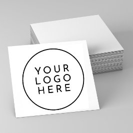 Kleines, einfaches, benutzerdefiniertes Logo Gummistempel