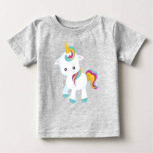 Kleines Einhorn, Niedliches Einhorn, magisches Ein Baby T-shirt