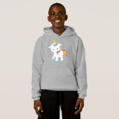 Kleines Einhorn, Niedliches Einhorn, magisches Ein Hoodie (Vorne ganz)