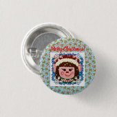 Kleines Elfenmädchen Button (Vorne & Hinten)