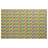 Kleines, farbiges Farbblockmuster Stoff (Fat Quarter (45,7 x 55,9 cm))