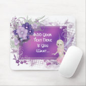 Kleines feenhaftes Mädchen kundengerechtes Mousepad (Mit Mouse)