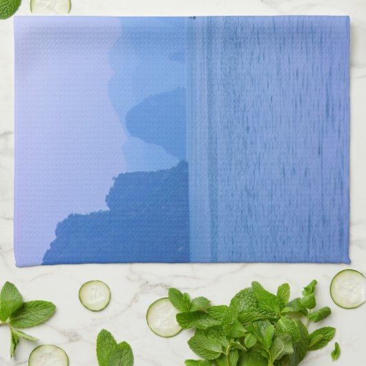 Kleines Fischerboot in Ha Long Bay - Vietnam, Asie Geschirrtuch (Gefaltet)