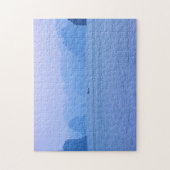 Kleines Fischerboot in Ha Long Bay - Vietnam, Asie Puzzle (Vertikal)