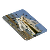 Kleines Fischerboot mit Kormoran Magnet (Rechte Seite)