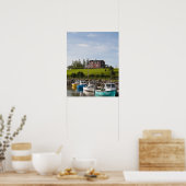 Kleines Fischerdorf in der Nähe von Grande-Riviere Poster (Küche)