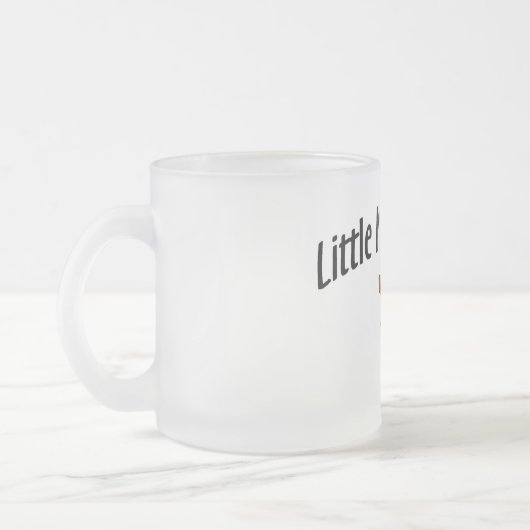 Kleines Fräulein Attitude Mattglastasse (Links)