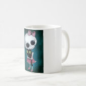 Kleines Fräulein Death - Halloween-Schönheit Kaffeetasse (VorderseiteRechts)