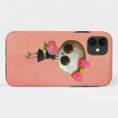 Kleines Fräulein Death mit kleinem Kuchen Case-Mate iPhone Hülle (Rückseite (Horizontal))
