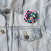 Kleines Fräulein Deelish Fairy Unicorn Button (Beispiel)