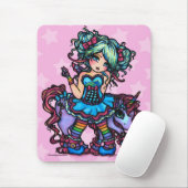 Kleines Fräulein Deelish Fairy Unicorn Prinzessin Mousepad (Mit Mouse)
