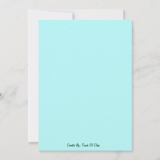 Kleines Fräulein Dino Birthday Invitation Einladung (Rückseite)