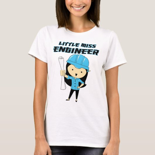 Kleines Fräulein Engineer T-Shirt (Vorderseite)