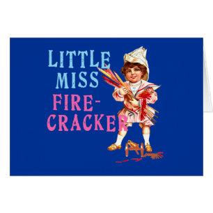 Kleines Fräulein Firecracker Vintage Americana