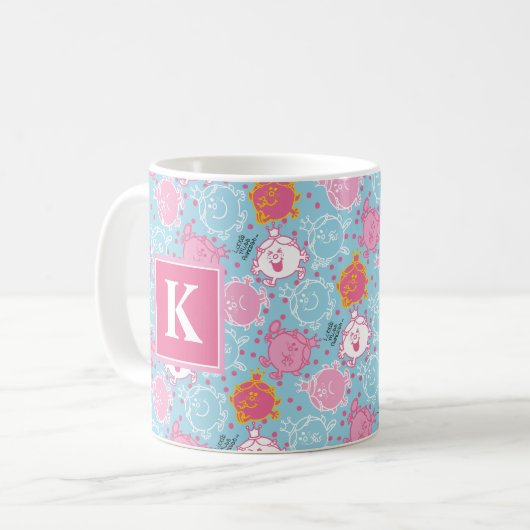 Kleines Fräulein-Prinzessin | hübsches rosa u. Kaffeetasse (Vorderseite Links)