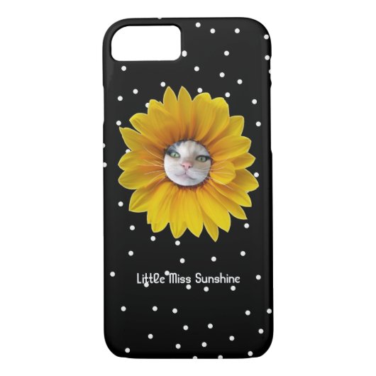 Kleines Fräulein Sunshine Smiling Cat Case-Mate iPhone Hülle (Rückseite)