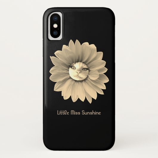 Kleines Fräulein Sunshine Smiling Cat Case-Mate iPhone Hülle (Rückseite)