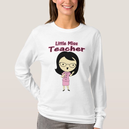 Kleines Fräulein Teacher T-Shirt (Vorderseite)