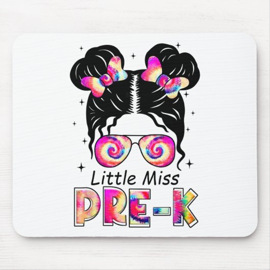 Kleines Fräulein Vorschulmädchen Ck Zur Schule Hem Mousepad (Vorne)