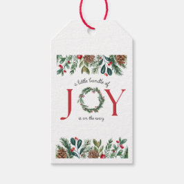 Kleines Freudenbündel Babyduschkleber Geschenkanhänger