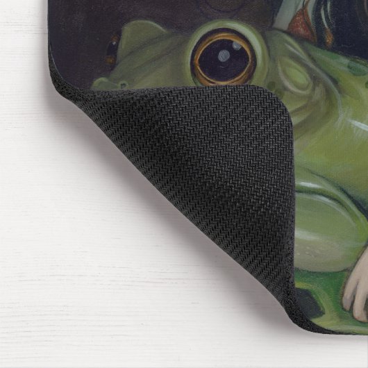 "Kleines Frosch-Mädchen" Mousepad (Ecke)