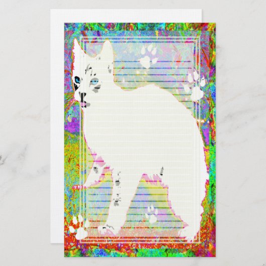 Kleines Frühling gezeichnetes Briefpapier (Vorne/Hinten)